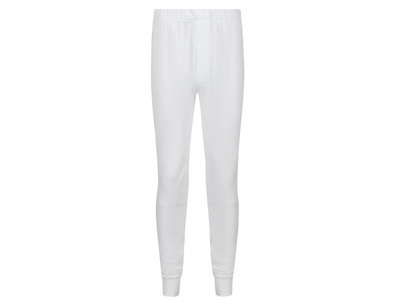 Regatta Mens Thermal Underwear Long Johns (White) - RW1260