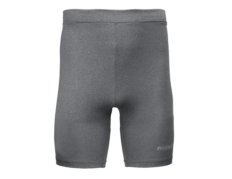 Rhino Mens Sports Base Layer Shorts (Heather Grey) - RW1278