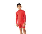 Rhino Childrens Boys Thermal Underwear Sports Base Layer Shorts (Red) - RW1295