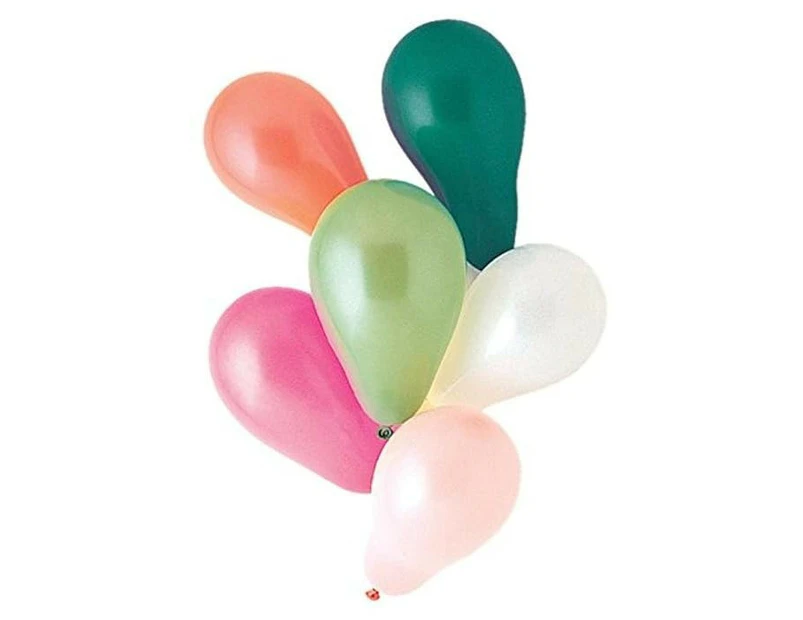 Unique Party Latex Balloons (Pack of 25) (Multicoloured) - SG30191