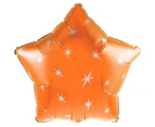 Creative Party Sparkle Star Foil Balloon (Orange) - SG30243