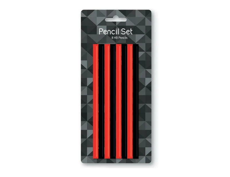 Anker Plain HB Pencil (Pack of 8) (Red) - SG30855