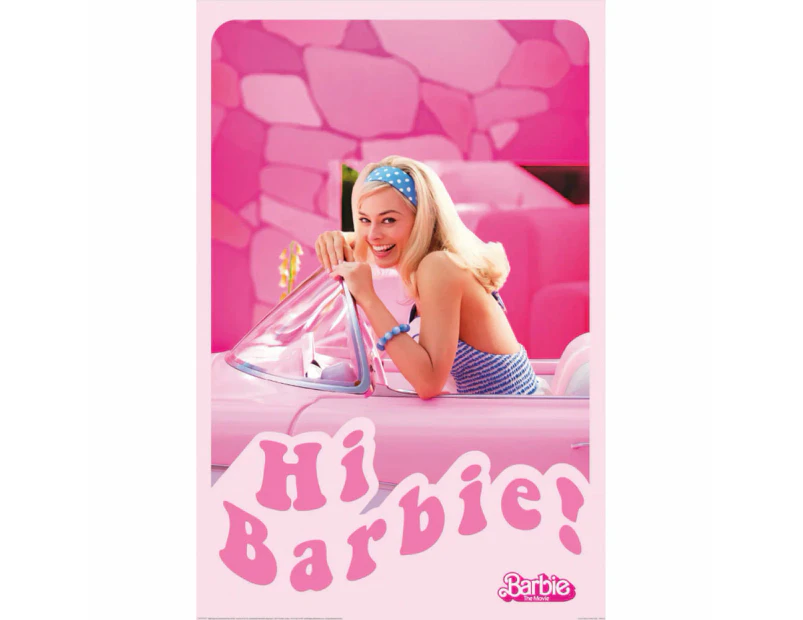 Barbie Text Poster (Pink) - TA11292