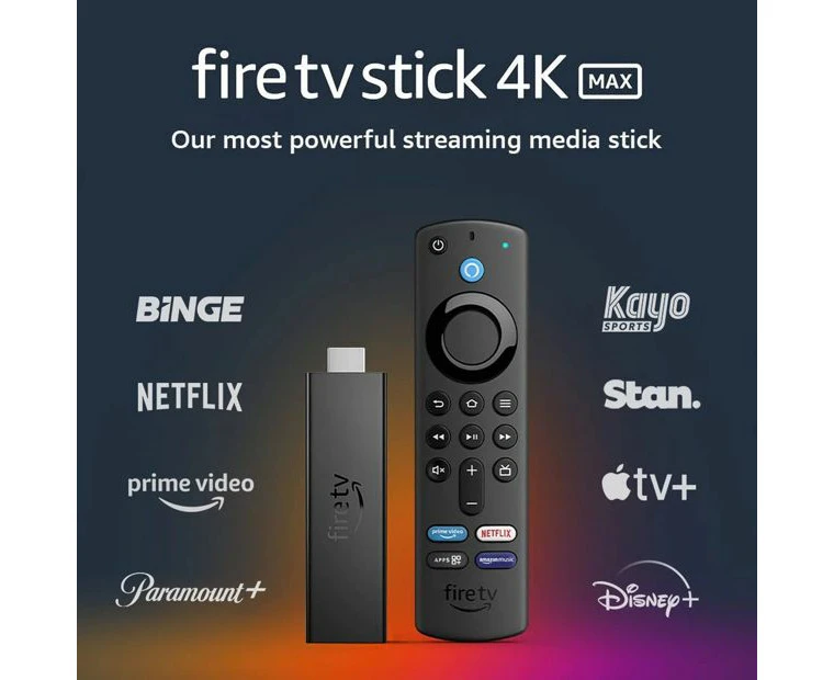 Amazon Fire TV Stick 4K Max Alexa Voice Remote with TV controls