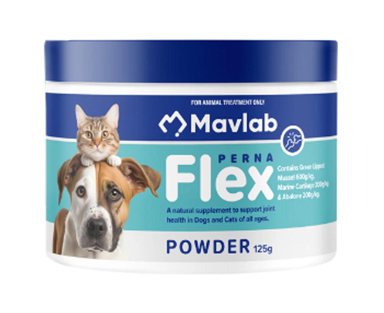 Mavlab PernaFlex Dogs Arthritic Supplement Treatment Powder 125gm