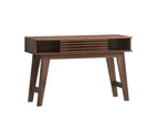 Kodu Clancy Console Unit Hallway Entryway Table 1 door walnut woodgrain