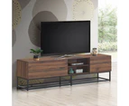 Kodu Cody Entertainment Unit Industrial TV Cabinet TV Stand 180cm 1 door 2 drawers woodgrain