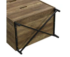 Kodu Austin Chest 4 drawers Tallboy Storage Dresser Industrial woodgrain and black