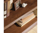 Sauder Bookshelf Display Cabinet 5 Tier Bookcase Storage Shelving Unit oak woodgrain