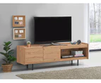 Kodu Apollo Entertainment Unit TV Cabinet TV Stand 180cm 2 doors oak woodgrain