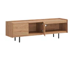 Kodu Apollo Entertainment Unit TV Cabinet TV Stand 180cm 2 doors oak woodgrain