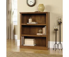 Sauder Bookshelf Display Cabinet 3 Tier Bookcase Storage Shelving Unit oak woodgrain