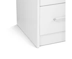 Kodu Griffin Chest 5 Drawers Tallboy Storage Dresser Storage Cabinet white