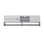 Kodu Cody Entertainment Unit TV Cabinet TV Stand 180cm 1 door 2 drawers white