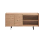 Kodu Apollo Buffet Sideboard Storage Cupboard Cabinet Hallway Table 2 doors oak woodgrain