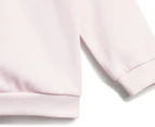 Adidas Baby Badge of Sport French Terry Jogger 2-Piece Set - Pink/White