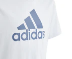 Adidas Youth Essentials Big Logo Tee / T-Shirt / Tshirt - Halo Blue/Preloved Ink