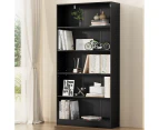 Artiss Bookshelf 5 Tiers ANTON Black