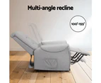 Artiss Recliner Chair Lift Assist Chair Grey Leather