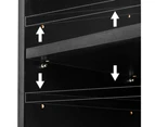 Artiss Bookshelf 5 Tiers ANTON Black