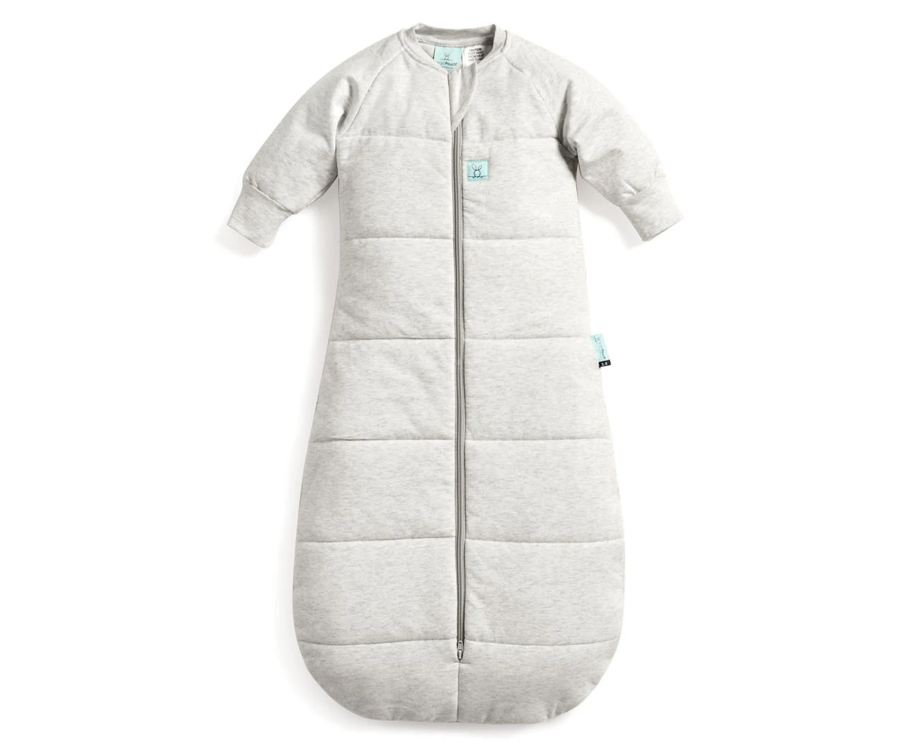 ergoPouch 3.5 Tog Jersey Sleeping Bag - Grey Marle