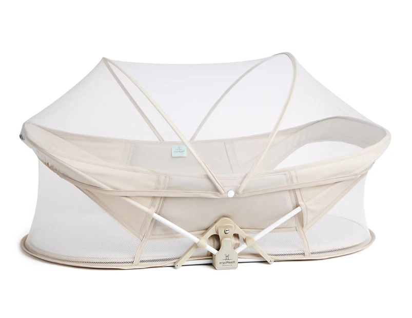 Ergo Pouch Easy Sleep Portable Baby/Infant Crib Bassinet w/Backpack/Mosquito Net