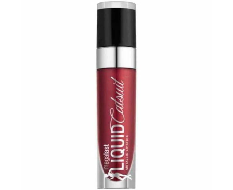 Wet n Wild MegaLast Liquid Catsuit Metallic Lipstick - Life's No Pink-nic