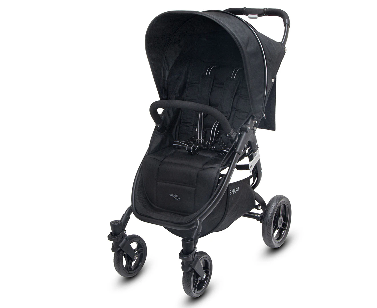 Valco Baby Snap 4 Black Pram/Stroller Foldable/Recline for Baby/Infant/Toddler