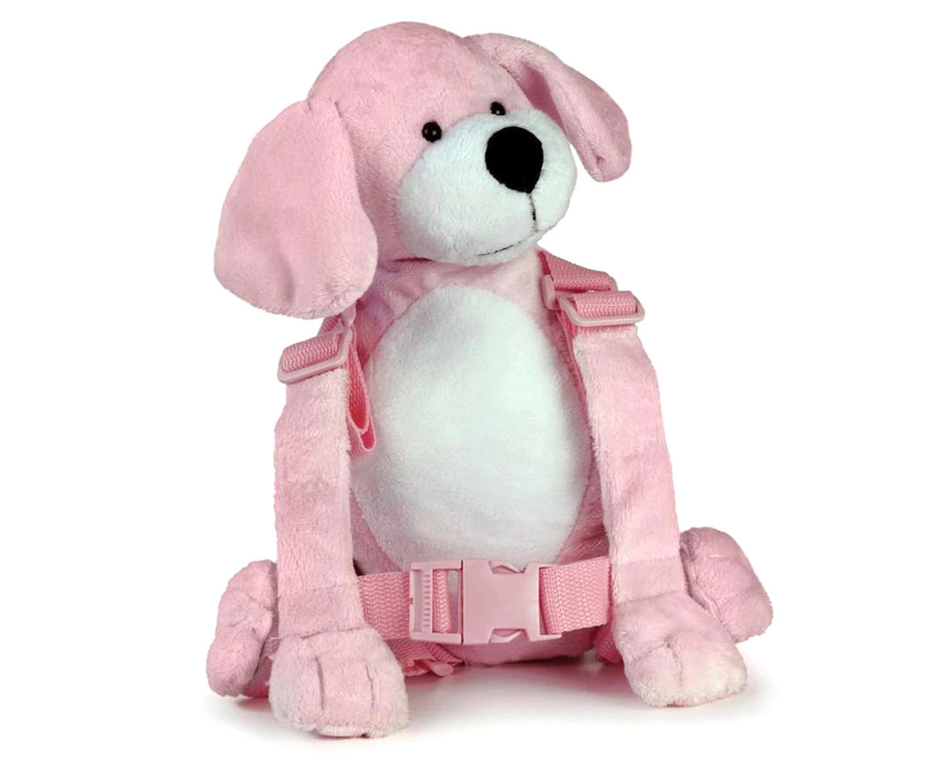 Playette 2in1 Travel Harness Buddy/Adjustable Strap Baby/Kids 18m-4y Pink Puppy