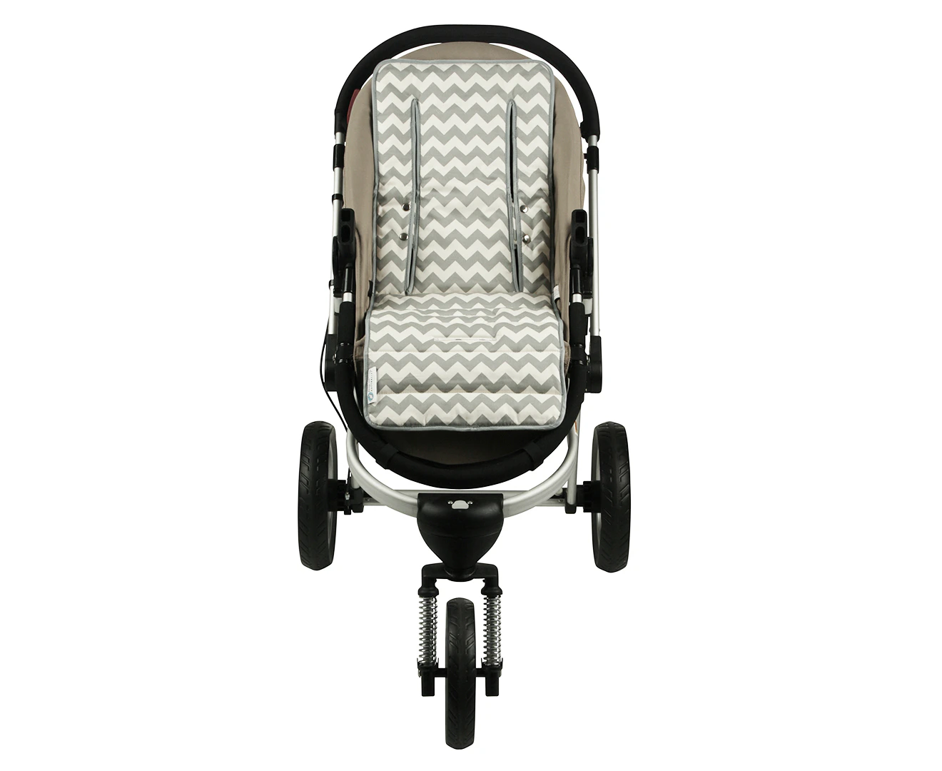 Keep Me Cosy Universal Pram Liner - Grey Chevron