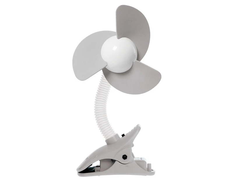 Dreambaby EZY-Fit Clip-On Fan - Grey/White