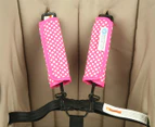 Keep Me Cosy Harness Cover - Pink Spot 