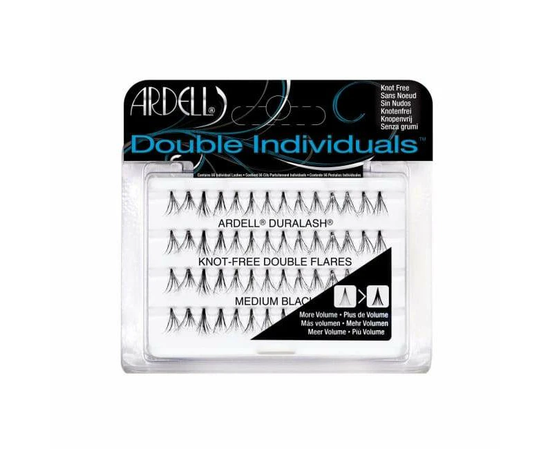 Ardell Double Individual Knot Free Medium Black Lashes