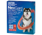 3pk NexGard Spectra Tick, Flea & Heartworm Treatment Chews For Extra Large Dogs 30.1-60kg