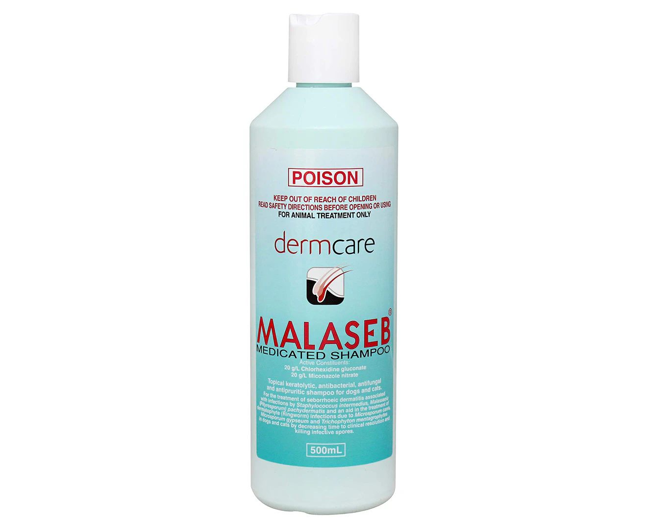 Dermcare Malaseb Medicated Pet Shampoo 500mL