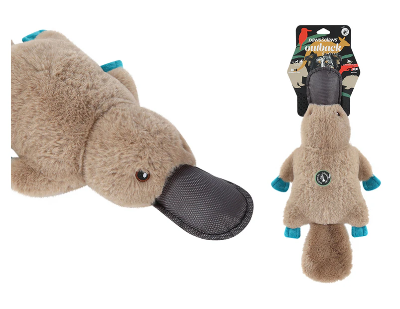 Paws & Claws 42cm Platypus Outback Buddies Pet Toy