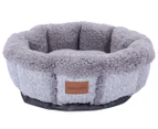 Paws & Claws Large Primo Snuggler Pet Bed - Ash Grey