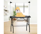 Advwin Pet Grooming Table Height Adjustable Arm Anti Slip Salon Vet 2 Loops