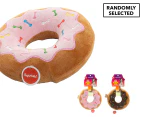 Paws & Claws 20cm Fast Food Mega Donut Squeaker Toy - Ranomly Selected