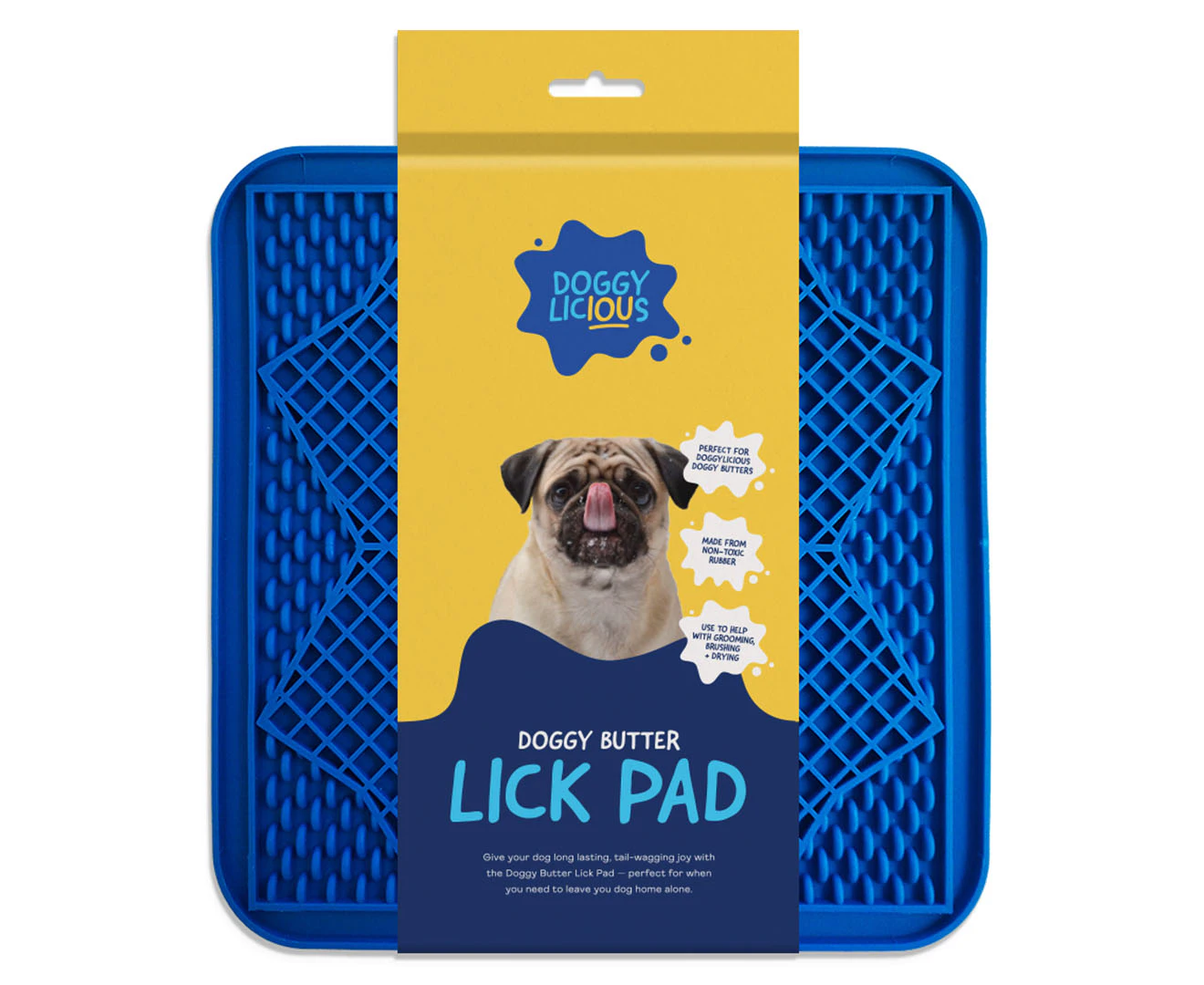 Doggylicious Doggy Butter Lick Pad - Blue