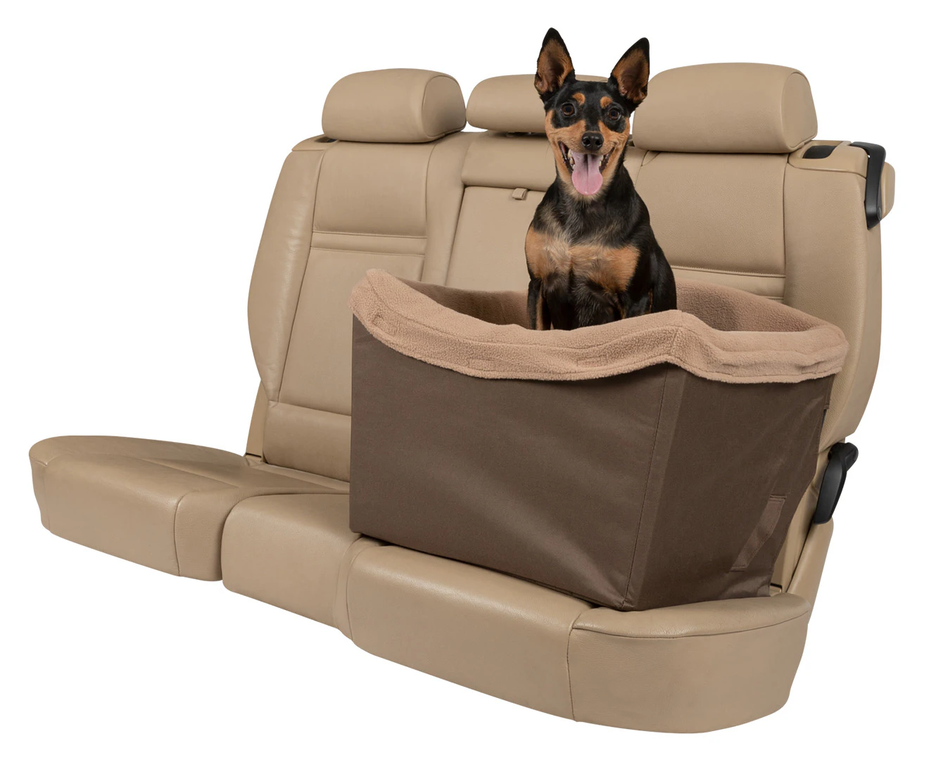 PetSafe Happy Ride Dog Safety Seat - Brown