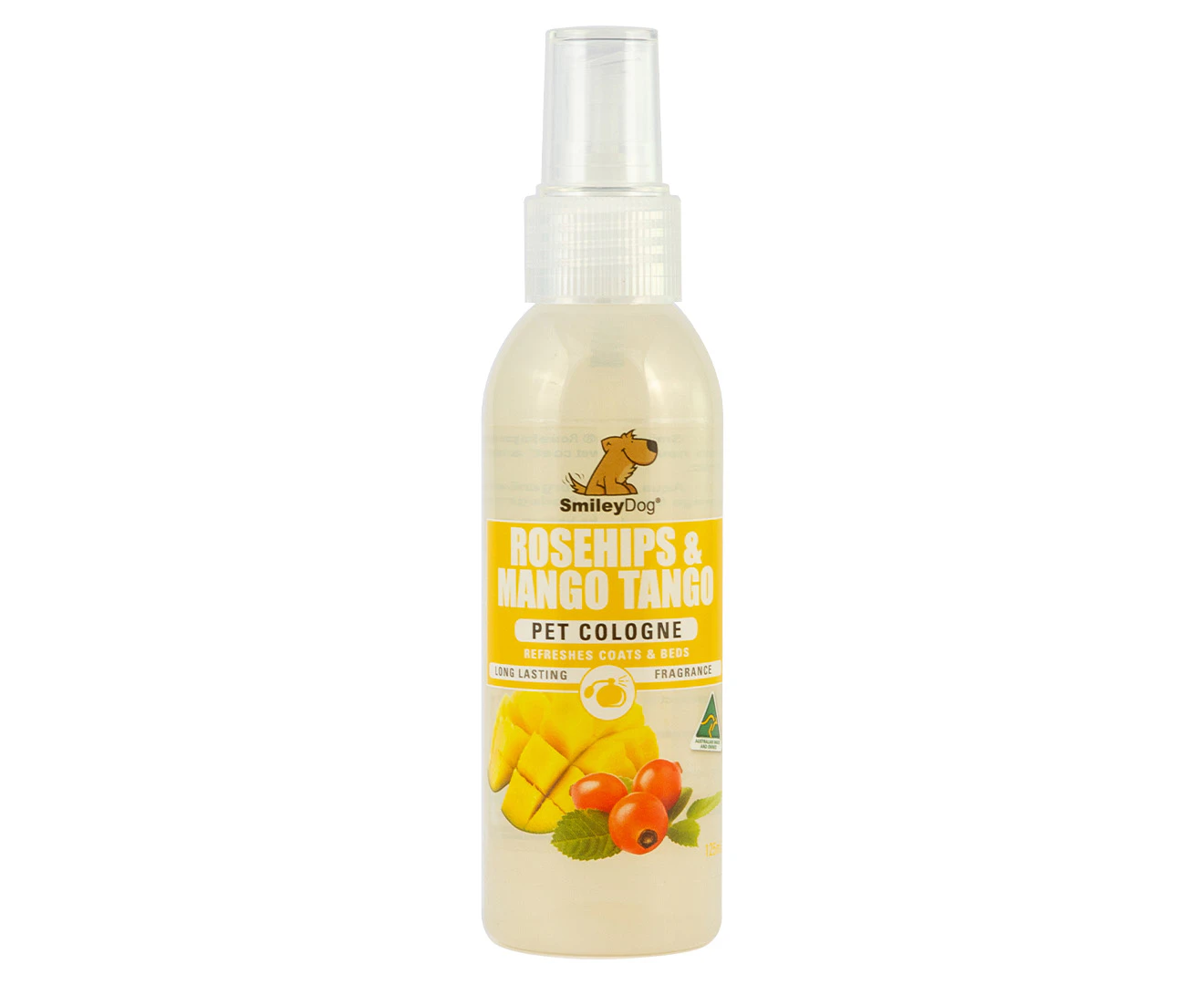 Smiley Dog Pet Cologne Rosehips & Mango Tango 125mL