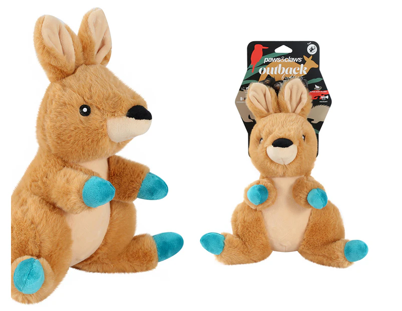 Paws & Claws 30cm Kangaroo Outback Buddies Pet Toy