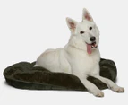 Paws & Claws Large Lux Walled Pet Bed - Olive