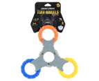 Paws & Claws 26cm Tuff Wheels Tri Ring Chew Toy