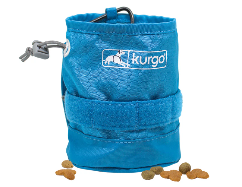 Kurgo 354mL RSG Yorm Dog Treat Bag - Coastal Blue