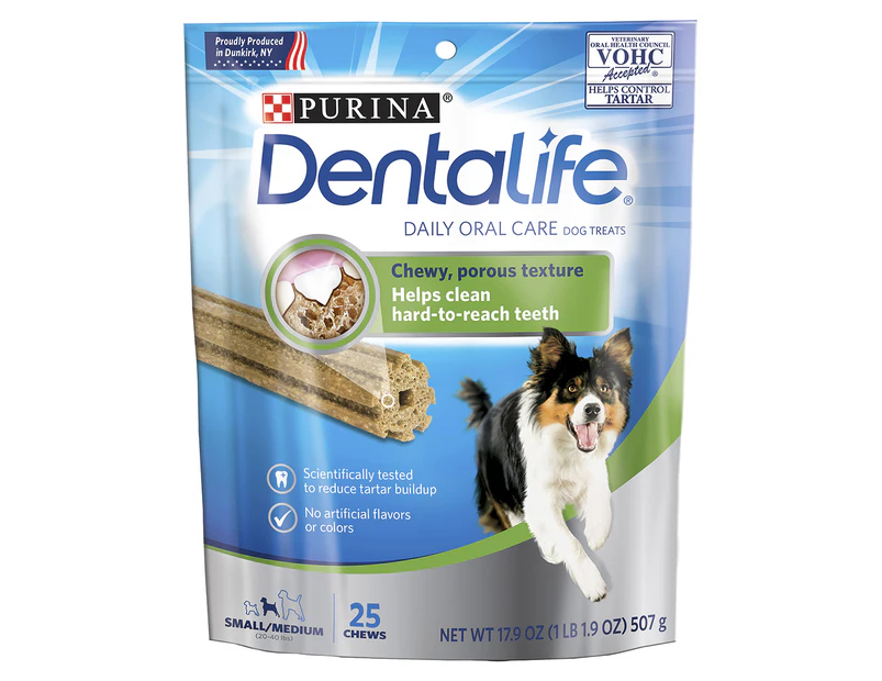 Dentalife Daily Oral Care Small/Medium Dog Treats 25 Chews