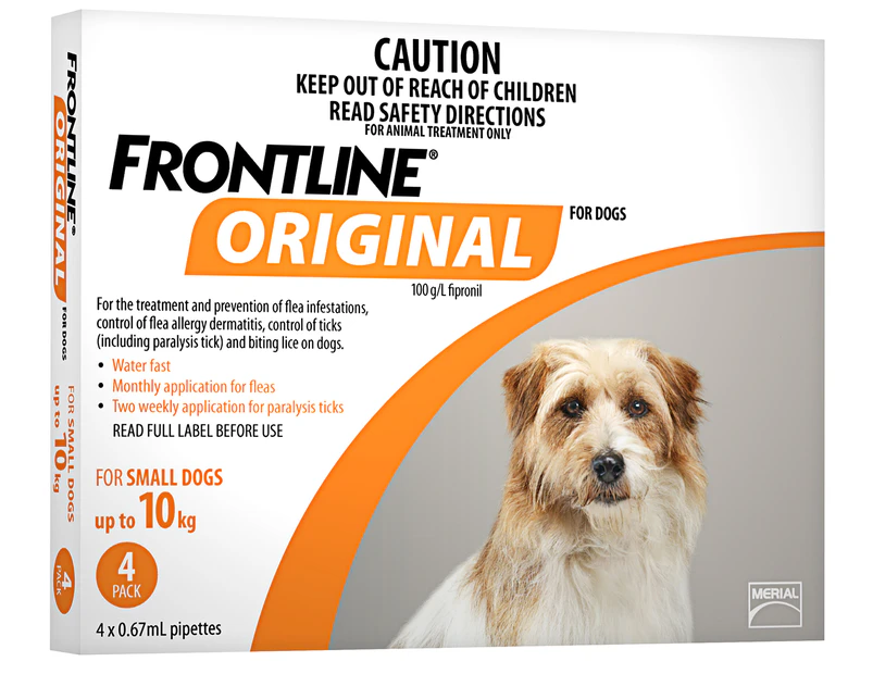 Frontline Original Small Size Dog 0-10kg