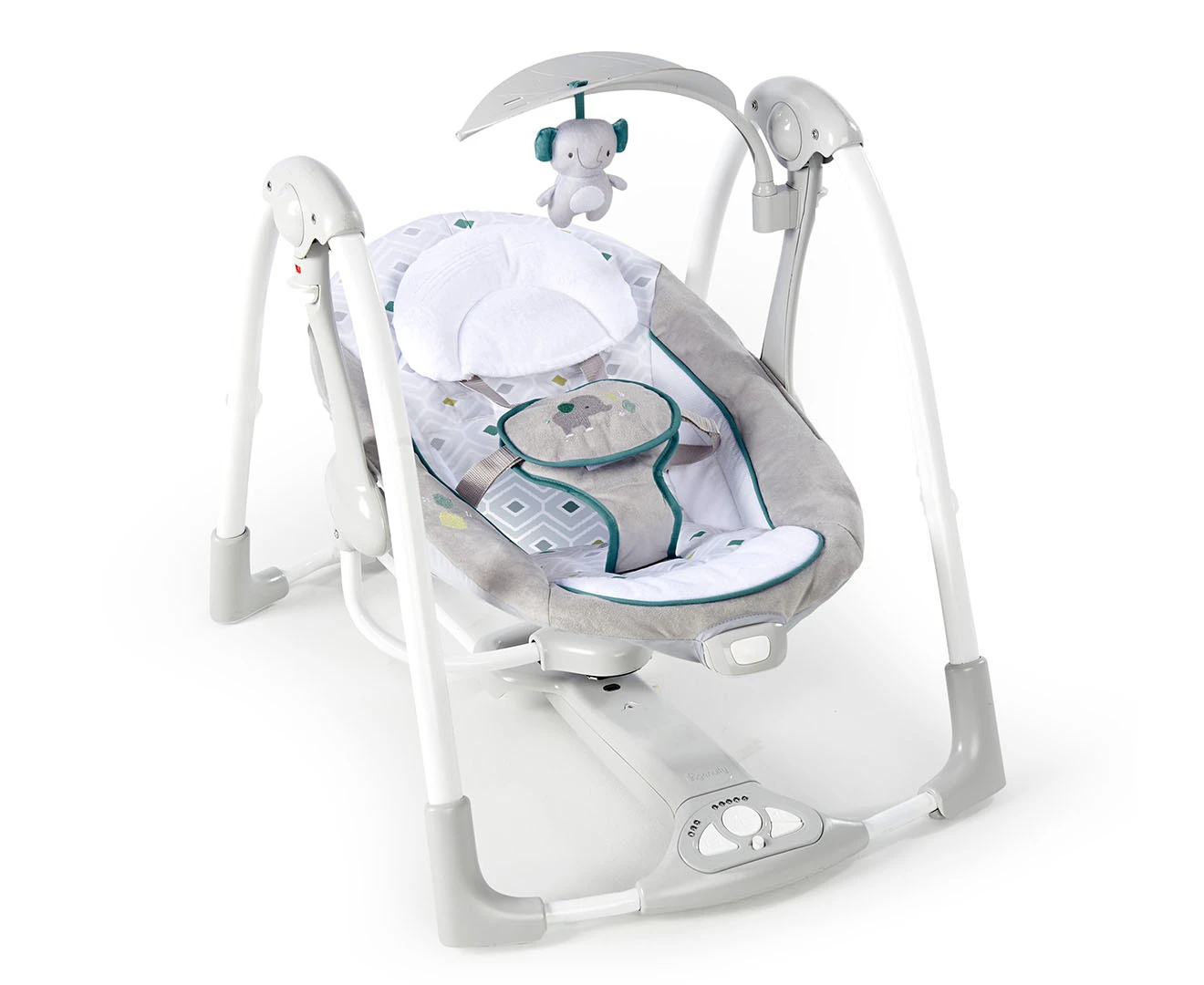 Ingenuity ConvertMe Swing 2 Seat Baby/Infant Rocker/Rocking Chair Seat Grey 0m+