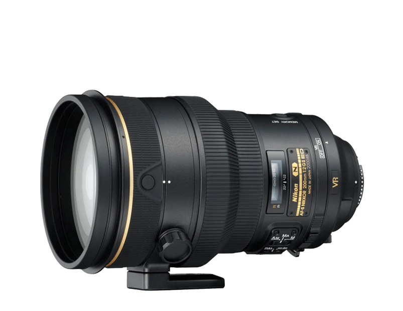 Refurb Nikon AF-S 200mm f/2G IF ED VR II Lens - Black